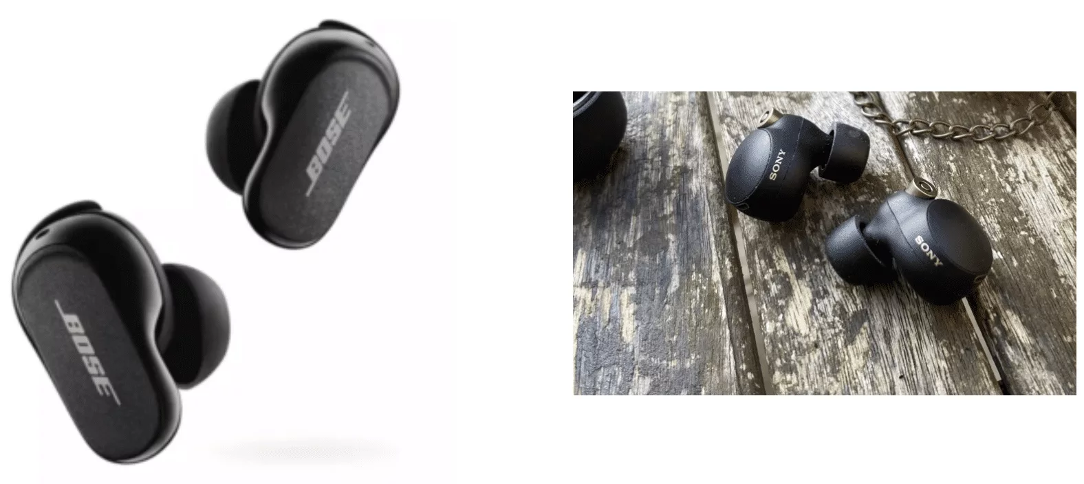 You are currently viewing BOSE QuietComfort II vs. Sony WF-1000XM4 Earbuds Comparison
